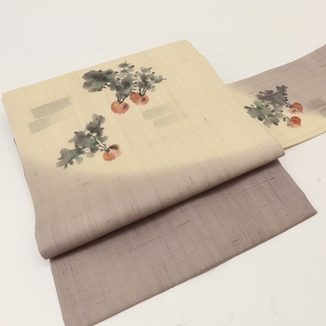 百華 Y5515 美品未着用 夏着物 紗紬 正絹 名古屋帯
