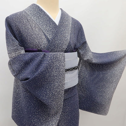 百華 Y5516 新品 仕付け糸付 夏着物 絽 正絹 手縫い仕立て 小紋