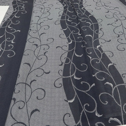 百華 Y5518 新品 仕付け糸付 夏着物 絽 正絹 居敷当て付 手縫い仕立て 小紋
