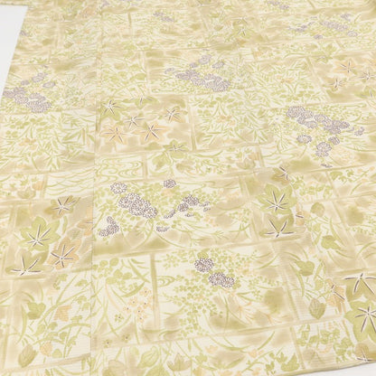 百華 Y5522 新品 仕付け糸付 夏着物 絽 正絹 手縫い仕立て 小紋