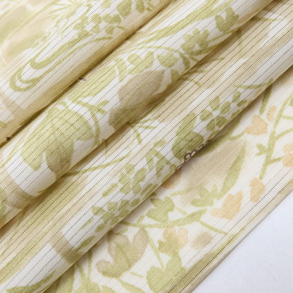 百華 Y5522 新品 仕付け糸付 夏着物 絽 正絹 手縫い仕立て 小紋