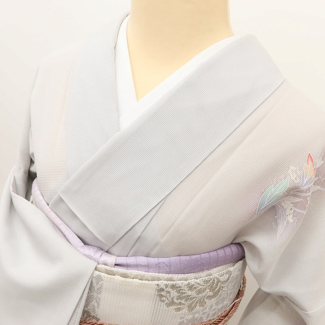 百華 Y5525 夏着物 絽 正絹 流水に菊 手縫い仕立て 訪問着
