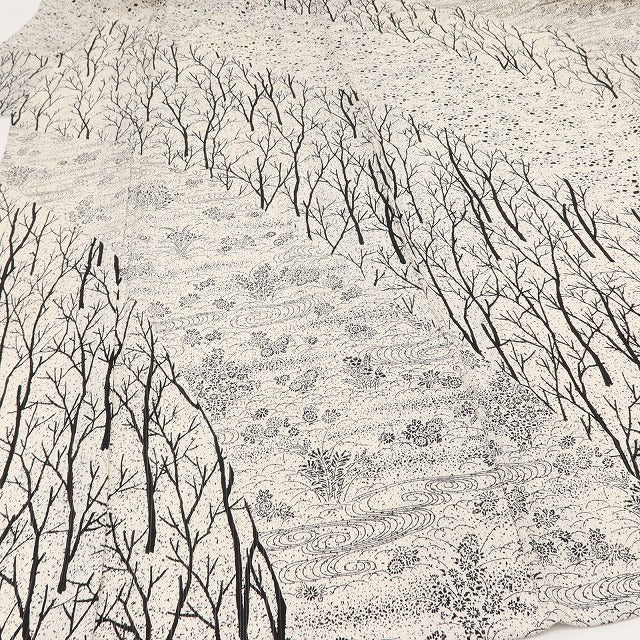 百華 Y5530 夏着物 変則絽 正絹 手縫い仕立て 訪問着