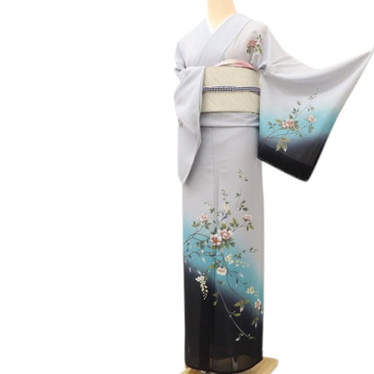 百華 Y5531 新品 仕付け糸付 夏着物 絽 正絹 手縫い仕立て 訪問着