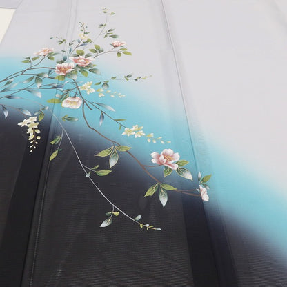 百華 Y5531 新品 仕付け糸付 夏着物 絽 正絹 手縫い仕立て 訪問着