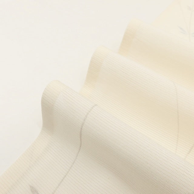 百華 Y5532 美品未着用 仕付け糸付 夏着物 蝶 絽 正絹 居敷当て付 手縫い仕立て 小紋
