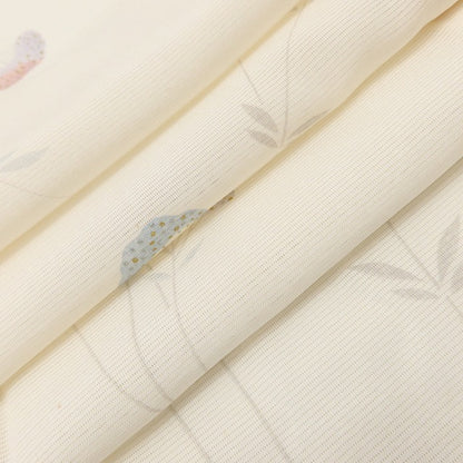百華 Y5532 美品未着用 仕付け糸付 夏着物 蝶 絽 正絹 居敷当て付 手縫い仕立て 小紋