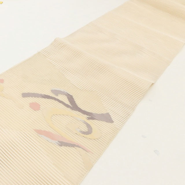 百華 Y5534 美品 夏着物 絽綴れ 正絹 八寸夏名古屋帯