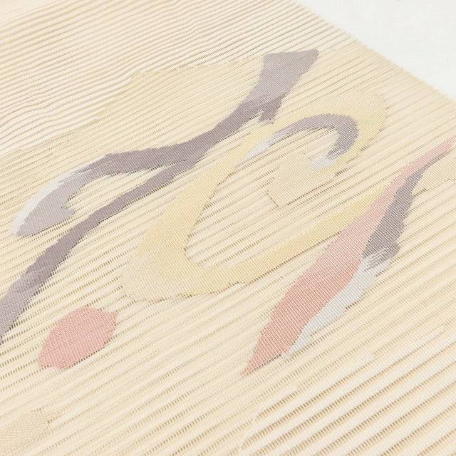百華 Y5534 美品 夏着物 絽綴れ 正絹 八寸夏名古屋帯
