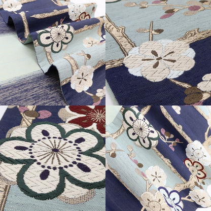 百華 Y5557 新品 着物 梅 正絹 袋帯