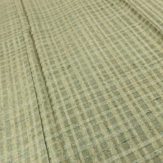 百華 Y5576 美品 夏着物 夏単衣 正絹 手縫い仕立て 紬　