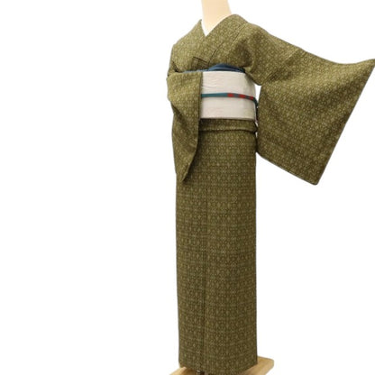 百華 Y5578 新品 仕付け糸付 単衣 正絹 手縫い仕立て 小紋