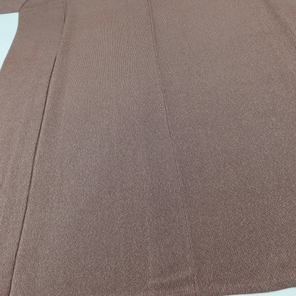 百華 Y5579 着物 縦縞 洒落紋  服部光擴落款 単衣 正絹 居敷当て付 手縫い仕立て 江戸小紋