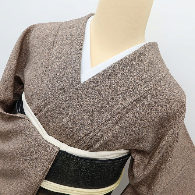 百華 Y5580 美品 着物 単衣 正絹 手縫い仕立て 小紋