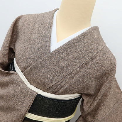 百華 Y5580 美品 着物 単衣 正絹 手縫い仕立て 小紋