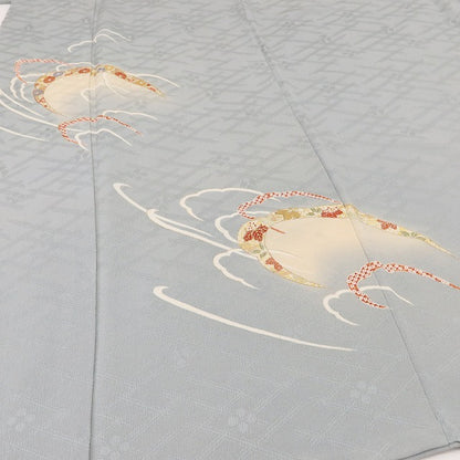 百華 Y5591 坂東三津五郎落款 金駒刺繍 トールサイズ 着物 正絹 手縫い仕立て 訪問着