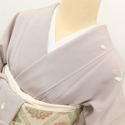 百華 Y5592 新品 仕付け糸付 本加賀友禅 菊田宏幸落款 やまと誂製 着物 桜 トンボ 勝ち虫 正絹 手縫い仕立て 訪問着