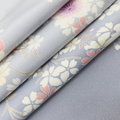 百華 Y5593 新品 仕付け糸付 金駒刺繍 桜 トールサイズ 着物 正絹 手縫い仕立て 訪問着