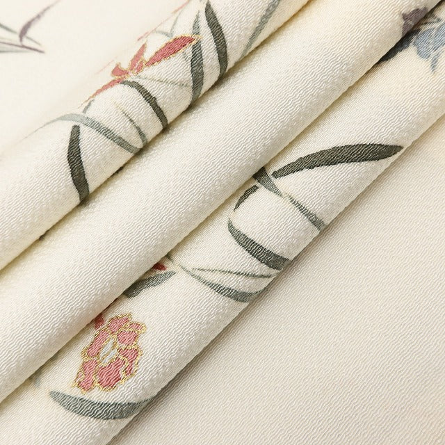 百華 Y5594 新品 仕付け糸付 着物 正絹 菊 梅 桔梗 蘭 手縫い仕立て 訪問着