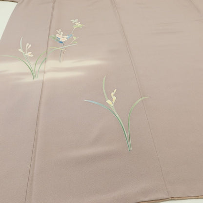 百華 Y5595 美品 本加賀友禅 南克治落款 着物 正絹 手縫い仕立て 訪問着