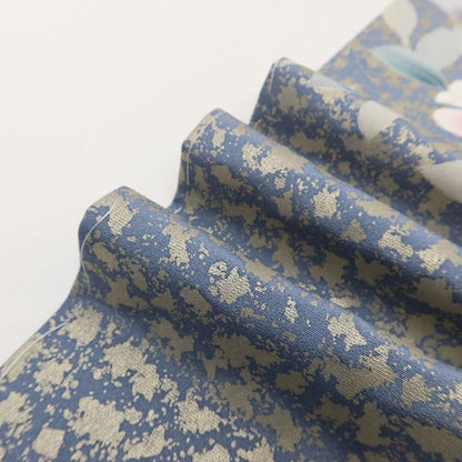 百華 Y5599 新品 仕付け糸付 トールサイズ 箔ちらし 椿 菊 着物 正絹 手縫い仕立て 訪問着
