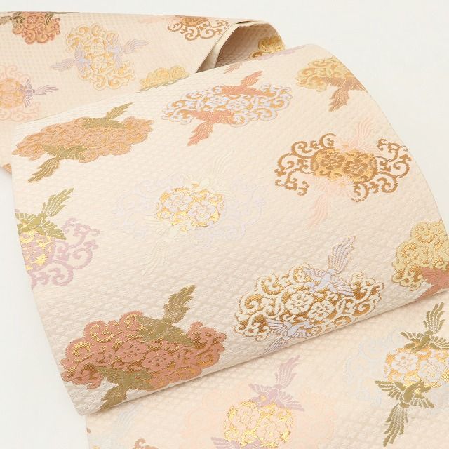 百華 Y5612 美品未使用 着物 正絹 袋帯