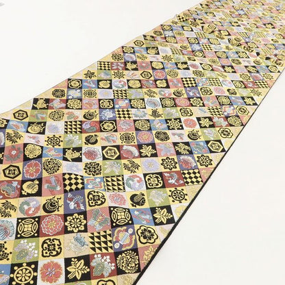 百華 Y5613 新品 宝尽くし 着物 正絹 袋帯