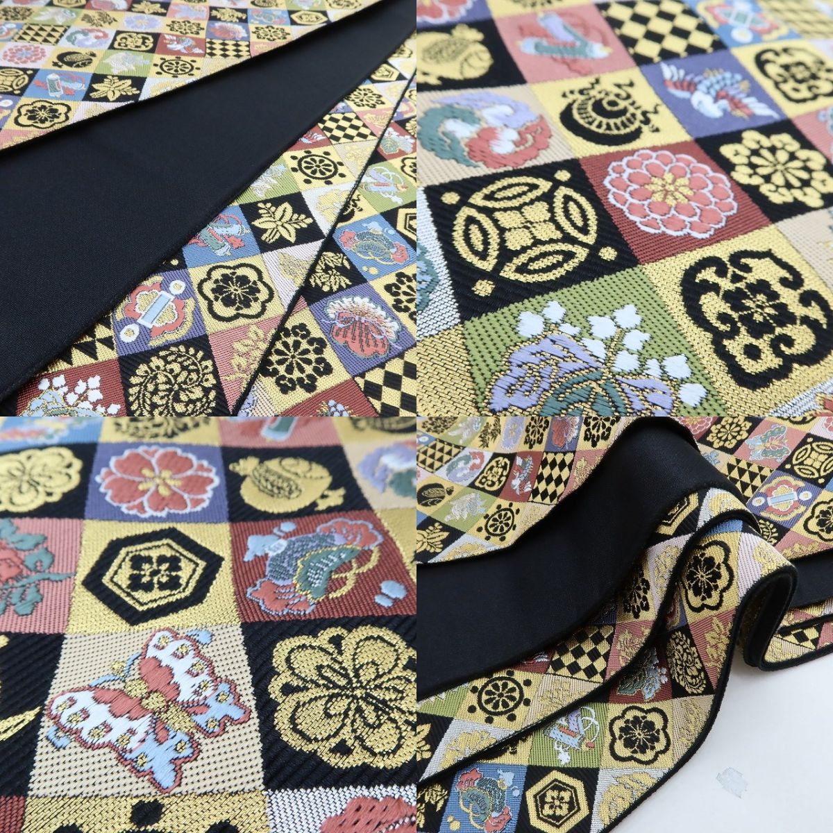 百華 Y5613 新品 宝尽くし 着物 正絹 袋帯