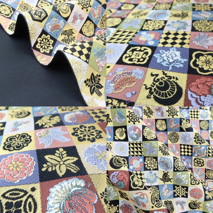 百華 Y5613 新品 宝尽くし 着物 正絹 袋帯
