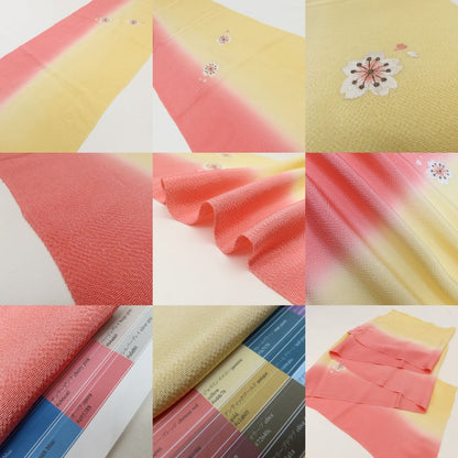 百華Y5615 美品 ５枚セット 着物 正絹 和装小物 帯揚げ