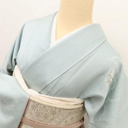 百華Y5618 美品未着用 仕付け糸付 やまと誂製 絞り 刺繍 着物 正絹 手縫い仕立て 訪問着