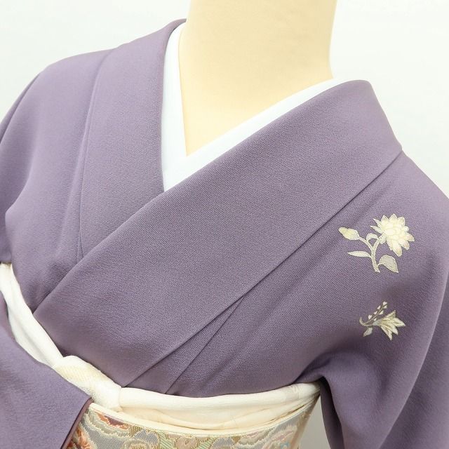 百華 Y5622 美品 着物 正絹 手縫い仕立て 訪問着