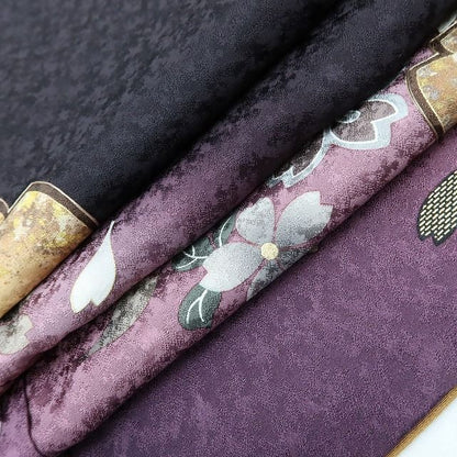 百華 Y5624 美品 桜 着物 正絹 手縫い仕立て 成人式 振袖