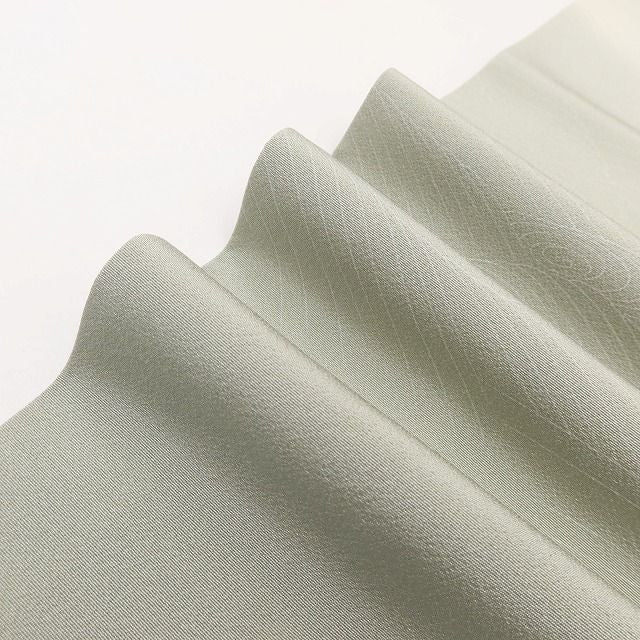 百華 Y5628 美品 手描き友禅 作家物落款 松 鳥 波 着物 正絹 手縫い仕立て 訪問着　