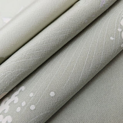 百華 Y5628 美品 手描き友禅 作家物落款 松 鳥 波 着物 正絹 手縫い仕立て 訪問着　