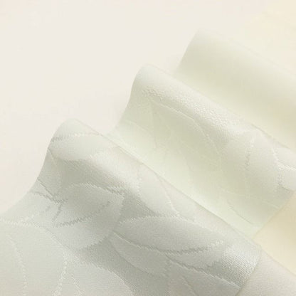 百華Y5630 新品 仕付け糸付 作家物落款 椿 半襟付 袖無双 着物 正絹 手縫い仕立て 長襦袢