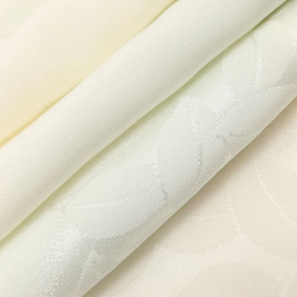 百華Y5630 新品 仕付け糸付 作家物落款 椿 半襟付 袖無双 着物 正絹 手縫い仕立て 長襦袢