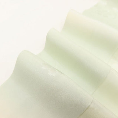 百華Y5631 美品 広衿 単衣 正絹 桜 菊 観世水 居敷当て付 手縫い仕立て 袖無双 手縫い仕立て 長襦袢