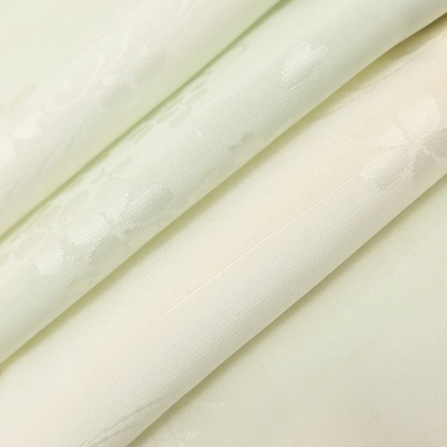 百華Y5631 美品 広衿 単衣 正絹 桜 菊 観世水 居敷当て付 手縫い仕立て 袖無双 手縫い仕立て 長襦袢