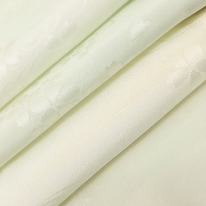 百華Y5631 美品 広衿 単衣 正絹 桜 菊 観世水 居敷当て付 手縫い仕立て 袖無双 手縫い仕立て 長襦袢