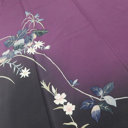 百華Y5634 訪問着・長襦袢２点セット 新品 仕付け糸付 草野一騎落款 着物 正絹