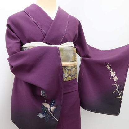 百華Y5634 訪問着・長襦袢２点セット 新品 仕付け糸付 草野一騎落款 着物 正絹