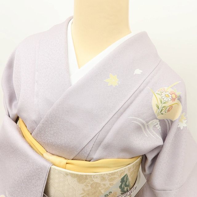 百華Y5635 未着用 訪問着・長襦袢２点セット トールサイズ 着物 正絹