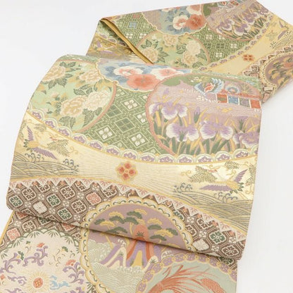 百華Y5639 美品 着物 正絹 袋帯
