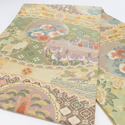 百華Y5639 美品 着物 正絹 袋帯