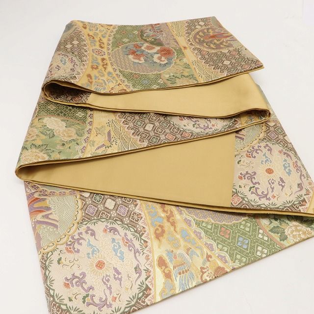 百華Y5639 美品 着物 正絹 袋帯