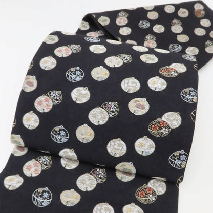 百華Y5640 美品 鈴 着物 正絹 袋帯
