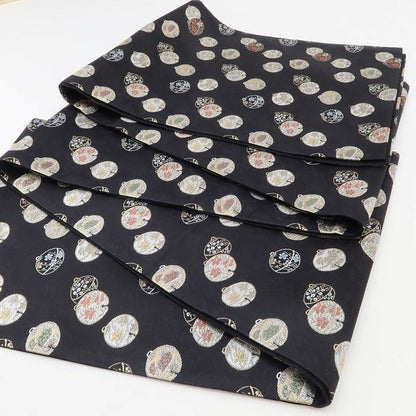 百華Y5640 美品 鈴 着物 正絹 袋帯