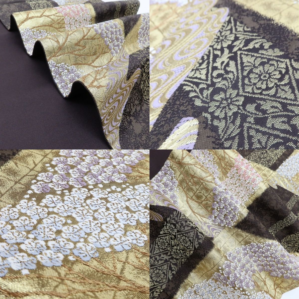 百華Y5641 新品 西陣織 証紙付き 着物 正絹 袋帯