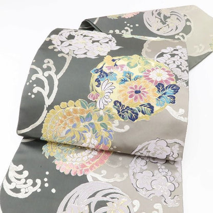 百華Y5644 新品 唐織 着物 正絹 袋帯